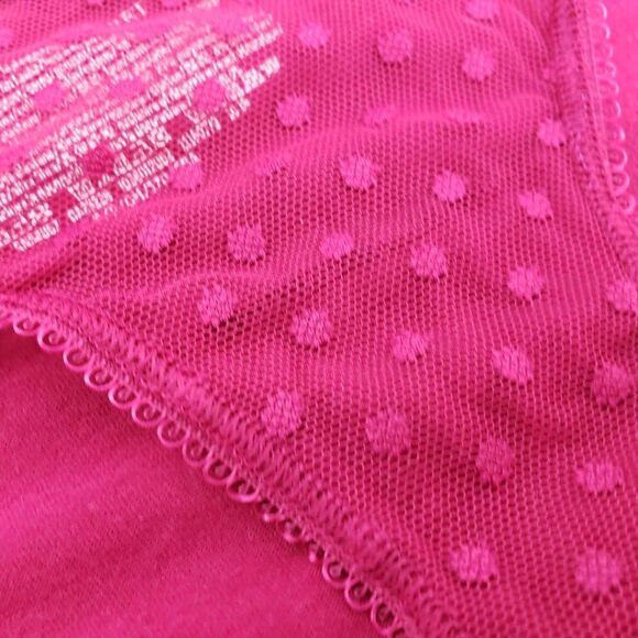 VS Sexy Fuchsia Logo Waist Lace HIPHUGGER SMALL - Picture 3 of 4